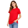 Damska koszulka T-shirt 100% miękka bawełna czerwona roz. M